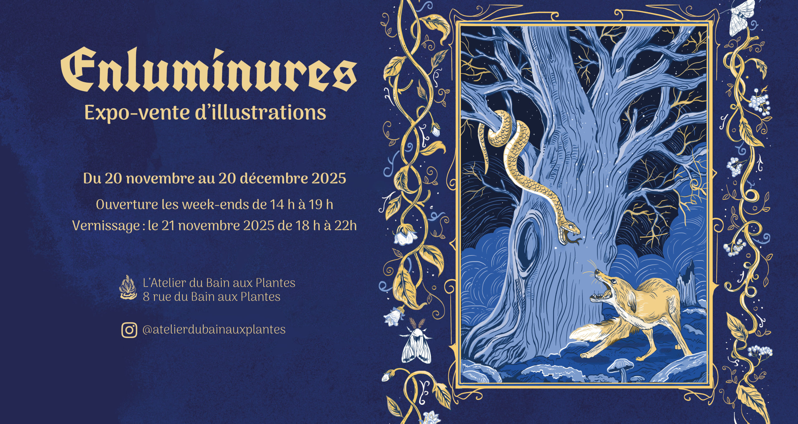 Enluminures expo post fb
